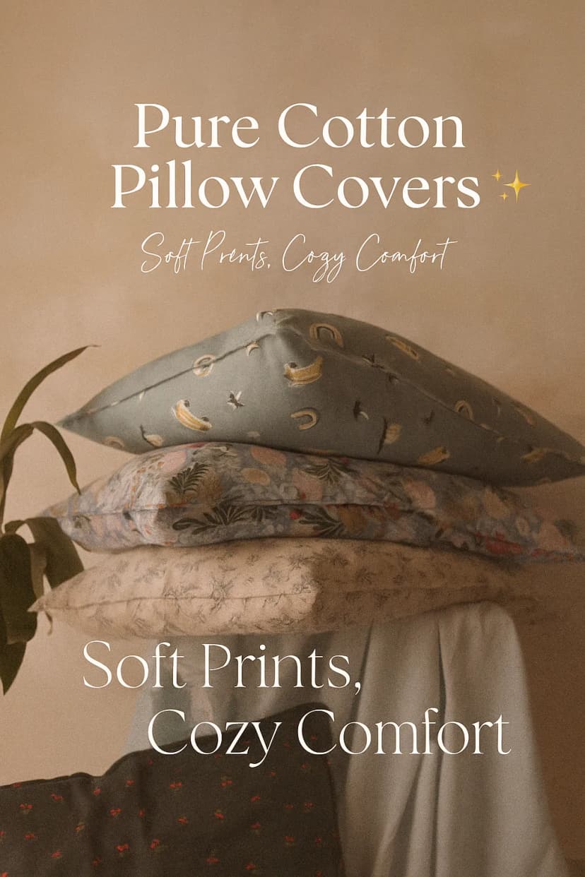 cotton pillow covers